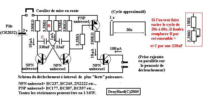 Montage  4 transistors