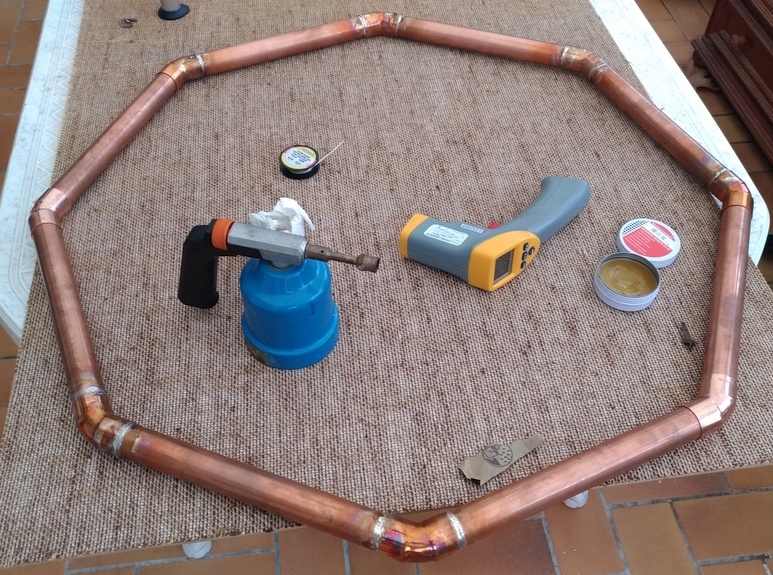 Image de la soudure des �l�ments de
                            la boucle